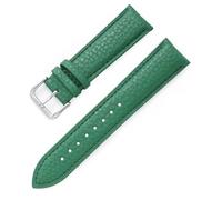 CLCLGOKKOH Correa de cuero con hebilla de alfiler con patrón de lichi, suave y cómoda, 12~24 mm(E,24mm)