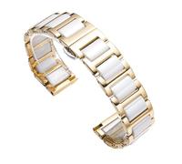 CLCLGOKKOH Correa de Reloj de cerámica de Acero Inoxidable de Repuesto de liberación rápida for Hombres y Mujeres de 12 mm a 22 mm(C,12mm)