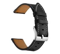 CLCLGOKKOH Correa De Reloj De Piel Auténtica, De Cambio Rápido, For Hombre Y Mujer, 18 Mm, 20 Mm, 22 Mm, Hebilla Metálica De Acero Inoxidable(A,20mm)