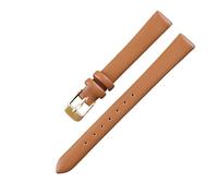 CLCLGOKKOH Correa De Reloj De Piel Ultra Suave For Hombre Y Mujer, Tejido Liso.(CC,10mm)