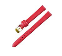 CLCLGOKKOH Correa De Reloj De Piel Ultra Suave For Hombre Y Mujer, Tejido Liso.(JJ,12mm)