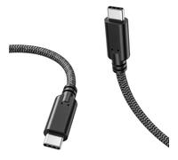 Clda1evel Cable PD USB C de 240 W de 2.6 pies, cable de pantalla de monitor 4K a 144Hz/60Hz, USB 3.2 Gen 2x2 20Gbps de transferencia de datos, cable trenzado tipo C, compatible con MacBook, iPhone 17