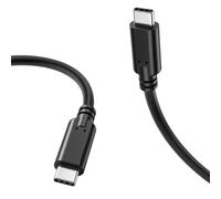 Clda1evel Cable PD USB C de 240 W de 3.3 pies, cable de pantalla de monitor 4K a 144Hz/60Hz, USB 3.2 Gen 2x2 20Gbps de transferencia de datos, cable tipo C negro, compatible con MacBook, iPhone 17