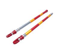 CLEADONG Barra de remolque 8T para coche, 187 cm, de acero, con amortiguador de muelle, bolsa de transporte y cinta reflectante, barra de remolque para talleres, hogares