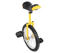 CLEADONG Monociclo de 16 pulgadas, altura ajustable, monociclo, entrenamiento de equilibrio, bicicleta de entrenamiento para ciclistas de 1,2 - 1,55 m, monociclo para niños a partir de 7 años, niños