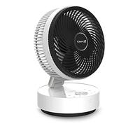 Clean Air Optima CA-404 - Ventilador circulador con ionizador - Modo de sueño automático ultraligero < 10 dB (A) - Velocidad del aire hasta 7 m/s y caudal de aire: hasta 660 m³/h (blanco)