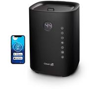 Clean Air Optima CA-604 Smart Top Filling - 3 en 1: Humidificador, purificador de aire y aromaterapia. - Capacidad min.120 ml/h - máx.400 ml/h! - Ideal para habitaciones de hasta 55 m²/140 m³ (negro)