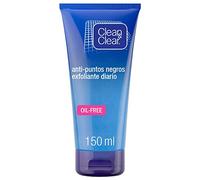 Clean & Clear Exfoliante facial diario anti puntos negros e impurezas, suave gel exfoliante facial para el cuidado del rostro, limpiador facial en crema, 1 x 150 ml