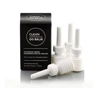 CLEAN Confidence GO BALM Limpieza intestinal ocasional y curación rectal con eucalipto y propóleos de abeja - 4 Micro-Enema 9ml Pack de ConfidentU