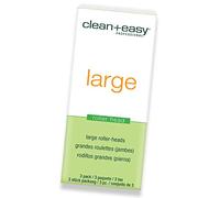 Clean + Easy Cabezales Para Roll On - Grandes (Piernas)(3 Uds/Paquete) 240 g