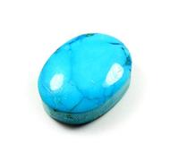 CLEAN GEMS Piedra preciosa turquesa natural certificada (Firoza) de 3,25 ratti o 2,96 quilates con certificado -AMZNSL325, Piedras preciosas, Turquesa