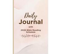 Clean Lined Journal with 2026 Bible Reading Schedule: 100 Lined Pages with Full-Year Scripture Reading Plan Included