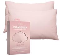 Clean Skin Club Fundas de Almohada (2, Rosa, estándar)