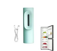 Clean Space Freshener, Eco Odor Absorber Unit, USB Rechargeable Refrigerator Deodorizer with Strong Neutralizing Core, Silent Air Purifier Module, Modern Storage Care Style, Kitchen Car RV Use