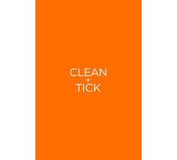 Clean + Tick: Simple Daily Tracker For Home Cleaning and Organization | Bright Orange