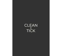 Clean + Tick: Simple Daily Tracker For Home Cleaning and Organization | Dark Gray