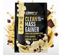 Clean Weight Gainer - 3 kg - Con Hidratos de Carbono Complejos y Proteína - Ideal para la Fase de Volumen - Polvo para Ganar masa y Peso - Vegetariano - Sabor Banana Split