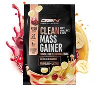 Clean Weight Gainer - 3 kg - Con Hidratos de Carbono Complejos y Proteína - Ideal para la Fase de Volumen - Polvo para Ganar masa y Peso - Vegetariano - Sabor Cherry & Banana
