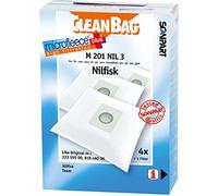 Cleanbag M 201 Nil 3 Originales: 22359500, 81846000, 1470286500, 4 Bolsas de aspiradora y 1 Filtro Universal