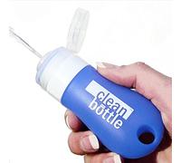CleanButtle - Bidé de viaje, tu bidé portátil ultra discreto sobre la marcha, CleanButtle limpia tu trasero (azul) pulverizador de agua personal de mano