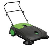 Cleancraft 7304009 801-Barredora de Mano (Ancho de Barrido de 80 cm, para Superficies de 500-1000 m², Recipiente de 30 L), Multicolor