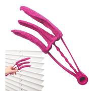 Cleaner Ciego Veneciano - Limpiador Ciego Triple Veneciano | Herramienta De Limpiador Ciego Veneciano, Cepillo De Limpieza De Persianas, Limpiador De Ciegas Portátiles, Varita De Limpieza De Mini Cieg