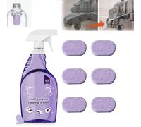 Cleaner, Cleaning Spray with Concentrated Cleaning Tablets, Multi Purpose Cleaning System,Cleaner for Instant Stain Removal (6 pcs)