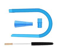 Cleaner de cepillo de pelusa de secador: kit de limpieza de ventilación multipropósito con adaptador de manguera de vacío, diseño liviano compacto para eliminar la acumulación de polvo | Equipo de man