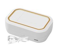 Cleaner de contactos, máquina de limpieza de contactos ultrasónicos portátiles, máquina de lentes de contacto de atención de limpieza rápida, solución de solución de solución con cargador para lentes