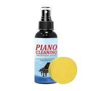 Cleaner de de llave de piano - spray de 100 ml | Agente de pulido de instrumentos para teclas de piano removedor de huellas dactilares | Gentle Liquid Mist para Soundboard Keyboards Classroom S