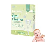 Cleaner de lengua para bebés recién nacido - Cleaner oral para bebés | Gasa de limpieza de goma de chicle | Tonguue Washing Gasza | Box Gasza Oral Cleanerr | Cepillo de dientes Diisperable Soft oral l