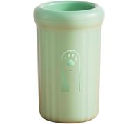 Cleaner de pata de perro, lavadora de pata para perros | Taza de limpieza de pies de mascota - Lavadora de patas de mascotas portátiles desmontables con cerdas para preparación diaria, limpieza poster