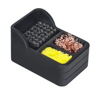 Cleaner De Punta De Hierro Soldado: Almohadilla De Refrescante De Punta, Base De Limpieza De Malla De Latón | Bandeja De Soporte De La Barra De Soldadura, De Punto De Bobina De Alambre, Kit De Sc