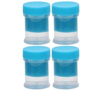 Cleaner Tweezer de 4 piezas, limpiador de tweeze de 25 ml de pestañas con bola de esponja, herramienta de limpieza de rizos de pestañas.