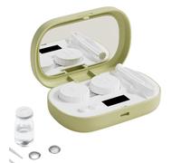 Cleaner Ultrasónico Para Lentes Contagal, Limpiador De Lentes Portátiles, Máquina De Limpieza De Lentes De Contacto, Limpieza Profunda Ultrasónica Y Recargable USB, 5 Modos De Limpieza Inteligentes, 3