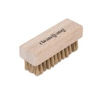 CleanGang - Cepillo Suave para Zapatillas de Deporte de Materiales Naturales - Cepillo para Zapatillas para una Limpieza Suave - Cepillo de Zapatos plástico, Fibras Naturales y