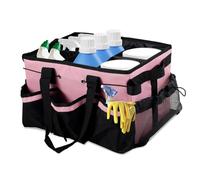 Cleaning Bags, Cleaner Organizer, Housekeeping Tote, 17.72x10.24x9.06 Inches, Tool Carrier with Handle, Multipurpose Storage Solution for Bathroom Dorm Kitchen Car Camping College