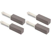 Cleaning Block WC, piedra limpiadora de inodoros con mango, gris, 2 Unidad (Paquete de 2)