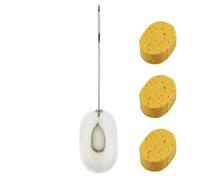 Cleaning Brush with Handle For Thermos Bottle Bottle Cleaning Durable Wood-Pulp Cotton Brush Head Ergonomic Non-Slip Handle, Replaceable Brush Head