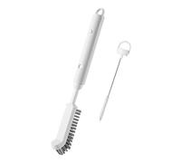 Cleaning Brush With Long Handle - 36cm Retractable Nylon Bristle Scrub Brush, Adjustable Durable Hard Bristles For Tight Spaces, Window Tracks, Door Grooves, Vents | Small Cleaning Brussh For Home, Ca
