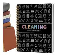 Cleaning Checklist - Paper, 2026 Family Cleaning Planner & Organizer | Household Cleaner Schedule, Daily Weekly Monthly Organizer Notebook For Men, Women, Teens, Boys, Girls, Apartment