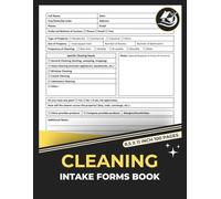Cleaning Intake Forms Book: Client Intake Log for Residential & Commercial Housecleaning | Cleaning Service Business Forms | 50 Form sheets