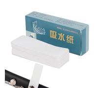 Cleaning Kit - Saxophone Absorbent Paper | 100 Sheets Water Absorbing Cleaning Patches For Woodwind Instruments, Premium Pad Maintenance For Sax Flute And Bassoon, Essential Sticky Key Remover