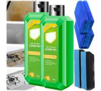 Cleaning Milk House Cleaner, 2026 New Powerful Multifunctional Concentrated Cleansing Lotion, Multi-Functional Effective Cleaning Milk for Household Kitchen, Heavy Oil Cleaner Stain - 300ml (2)