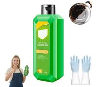 Cleaning Milk House Cleaner - Powerful Multifunctional Concentrated Cleansing Lotion for Kitchen Heavy Oil Stains, Tough Grease & Stubborn Dirt Removal (1 PC)