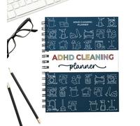 Cleaning Planner - Cleaning Schedule And Checklist Organizer | Daily Weekly Monthly Household Cleanings Planner, For Home, Family Cleanings Tasks, Chore Chart Notebook