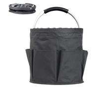 Cleaning Tote - 17L Folding Waterproof Oxford Basket for Handles | Durable Organizer Bag with Housekeeping, Home Maintenance, Detailing, Repair, and Home Cleaning Tasks for Housekeepers