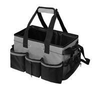 Cleaning Tote, Utility Organizer, Portable, Multiple Compartments, Comfortable Handle, Ideal for Janitorial Work, Travel Storage, Bathroom Supplies, Dorm, College Use
