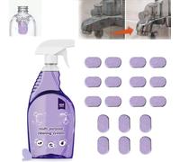 Cleanlix Cleaner, Cleanlix Cleaning Spray with Concentrated Cleaning Tablets, Cleanlix Multi Purpose Cleaning System, Cleanlix Cleaner for Instant Stain Removal (18 pcs)