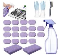 Cleanlix Cleaner, spray de limpieza Cleanlix, limpiador Cleanlix para eliminación instantánea de manchas, sistema de limpieza multiusos Cleanlix con tabletas de limpieza multiusos (3 x CleanLix)